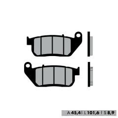 Harley Davidson XL883 Sportster Superlow 2011-2013 Brenta Ön Fren Balatası