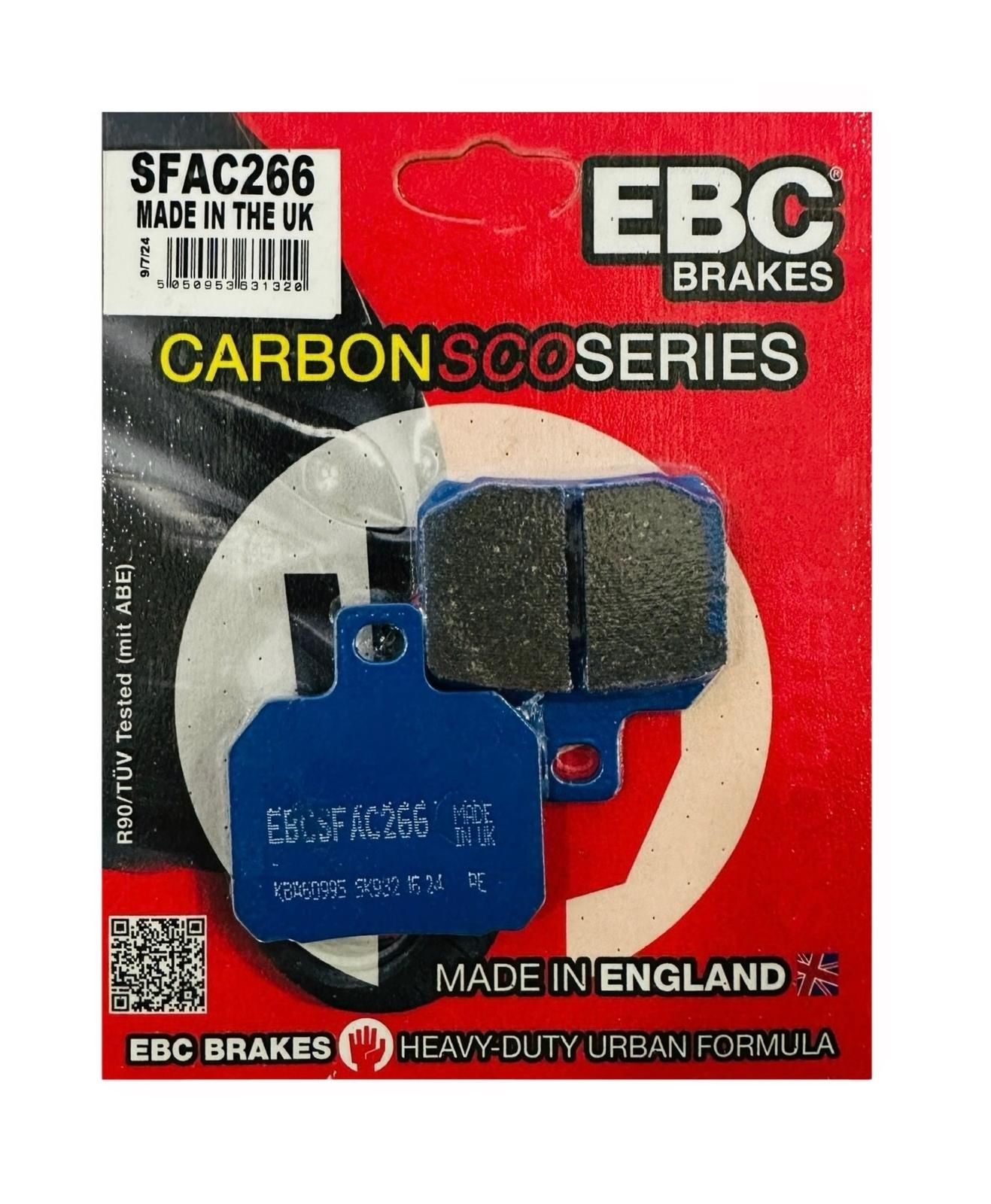 Piaggio X9 / Evolution 200 2002-2004 EBC Carbon Fren Balatası Orjinal