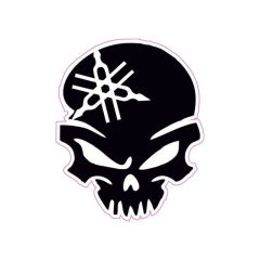 Gogo Kuru Kafa Desenli Sticker 70 x 90 mm Siyah