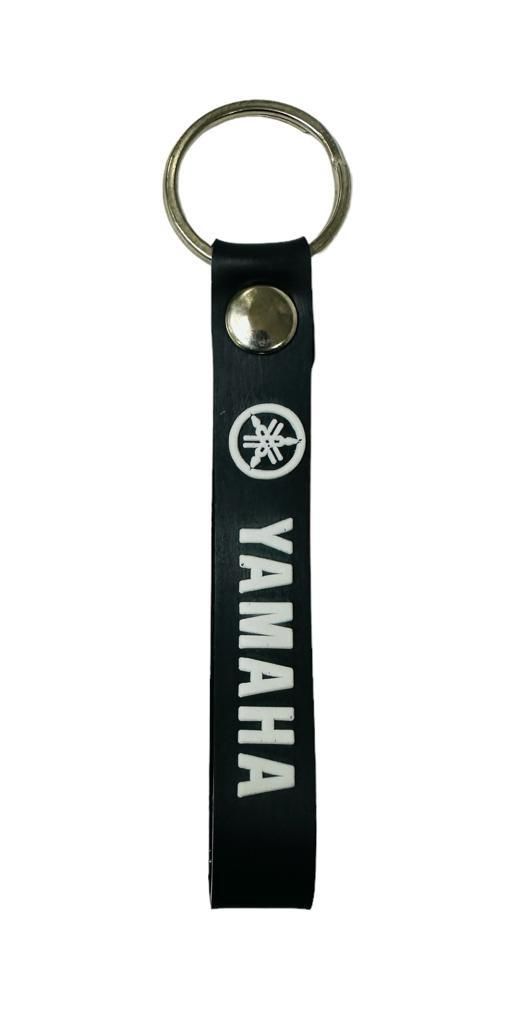 Yamaha Motor Anahtarlığı Siyah Beyaz Silikon