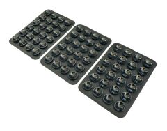 Mg Moto Siyah 3 Adet Vantuzlu Silikon Telefon Tutucu