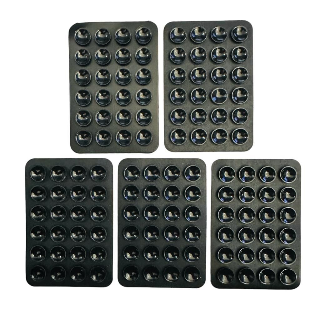 Mg Moto Siyah 5 Adet Vantuzlu Silikon Telefon Tutucu