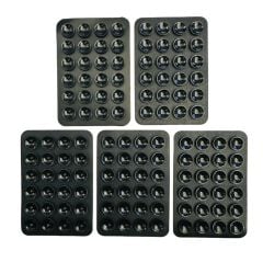 Mg Moto Siyah 5 Adet Vantuzlu Silikon Telefon Tutucu