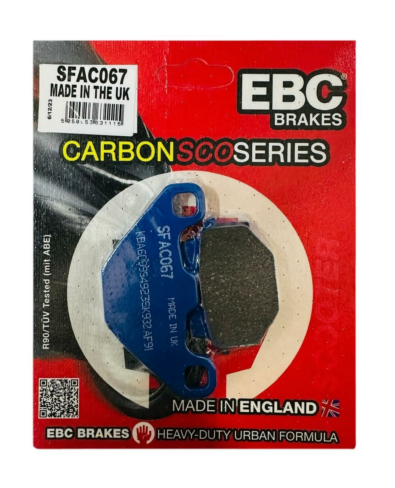 EBC SFAC067 Fren Balatası Orjinal