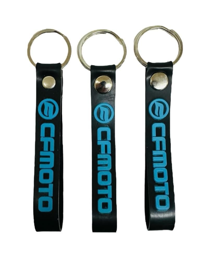 Cf Moto Siyah Mavi 3 Adet Silikon Motosiklet Anahtarlık