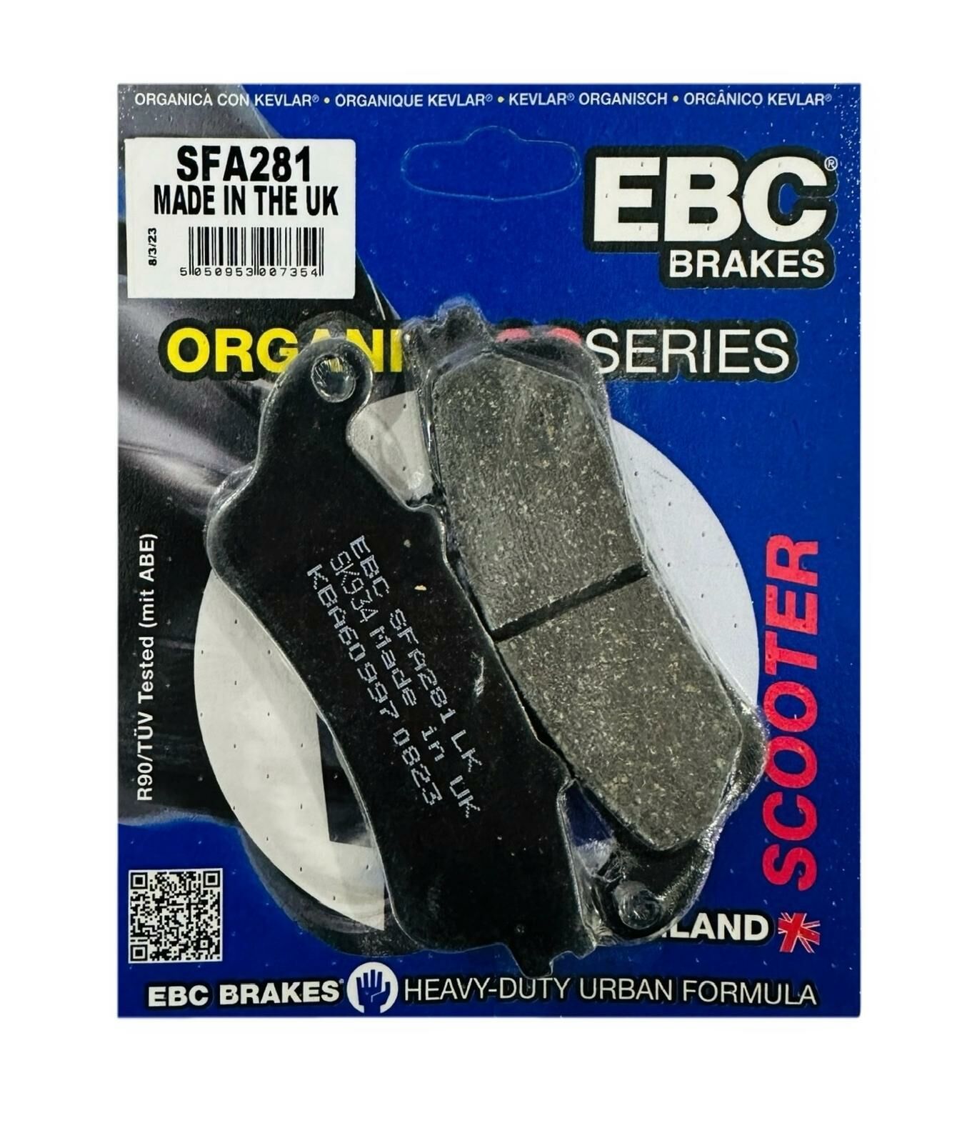 Honda Forza 250 2000-2004 EBC Ön Fren Balatası Orjinal