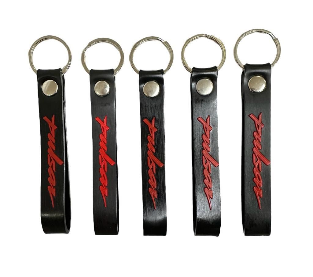 Bajaj Pulsar Siyah Kırmızı 5 Adet Silikon Motosiklet Anahtarlık