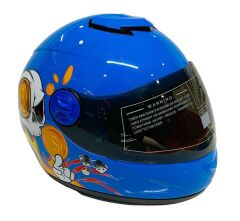 Free-M Sy 118 Kuru Kafa Full Face Çocuk Kaskı Mavi
