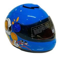 Free-M Sy 118 Kuru Kafa Full Face Çocuk Kaskı Mavi