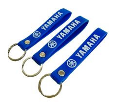 Yamaha Mavi Beyaz 3 Adet Silikon Motosiklet Anahtarlık