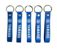Yamaha Mavi Beyaz 5 Adet Silikon Motosiklet Anahtarlık