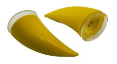 Mg Moto Motosiklet Kask Boynuz Süsü Sarı