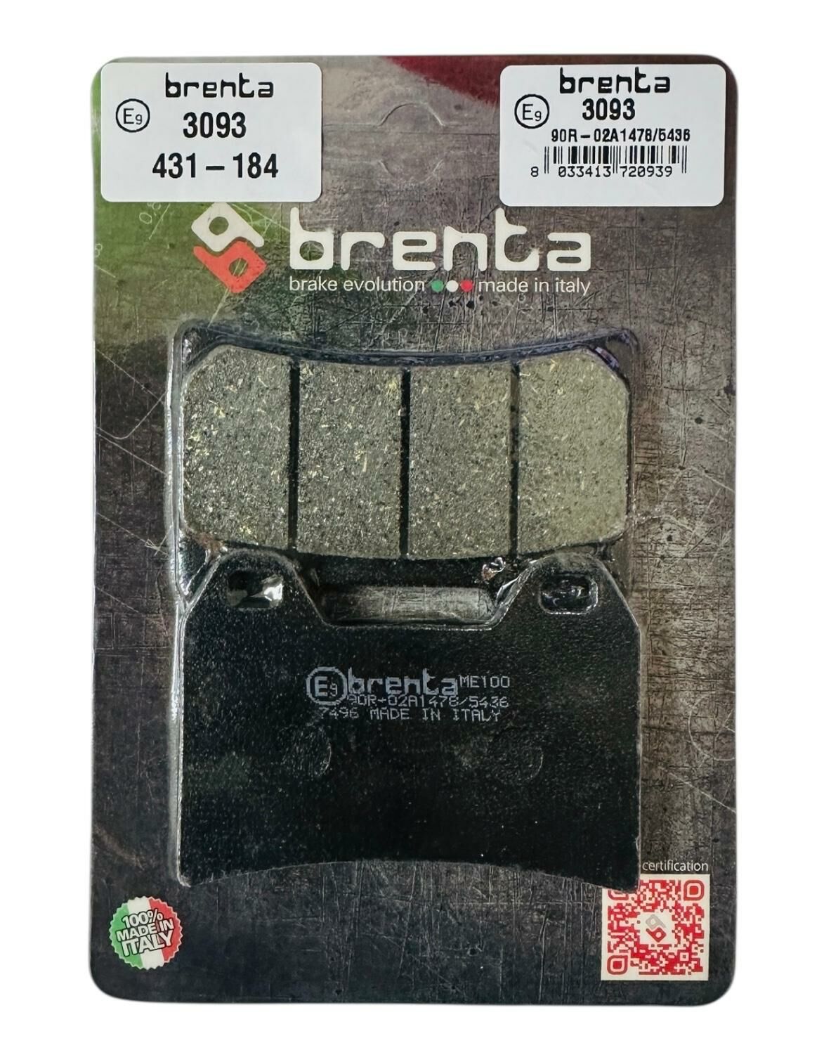 Brenta Ft 3093 Organik Fren Balatası