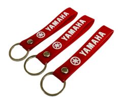 Yamaha Kırmızı Beyaz 3 Adet Silikon Motosiklet Anahtarlık