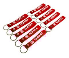 Yamaha Kırmızı Beyaz 10 Adet Silikon Motosiklet Anahtarlık