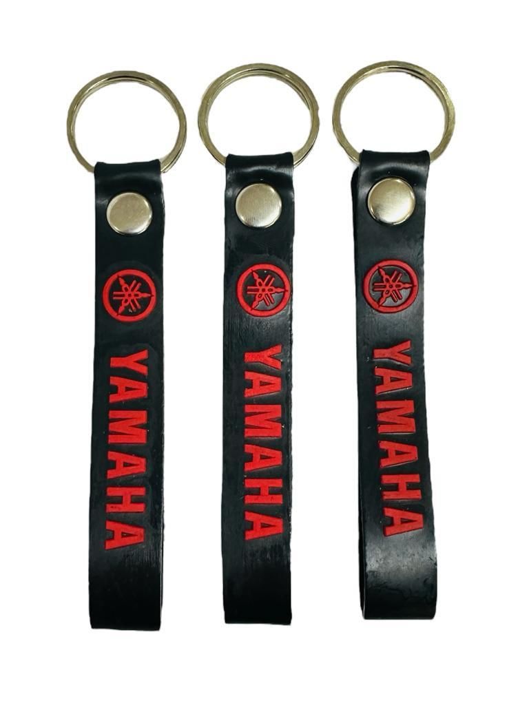 Yamaha Siyah Kırmızı 3 Adet Silikon Motosiklet Anahtarlık