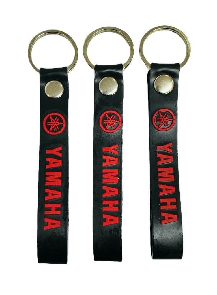 Yamaha Siyah Kırmızı 3 Adet Silikon Motosiklet Anahtarlık