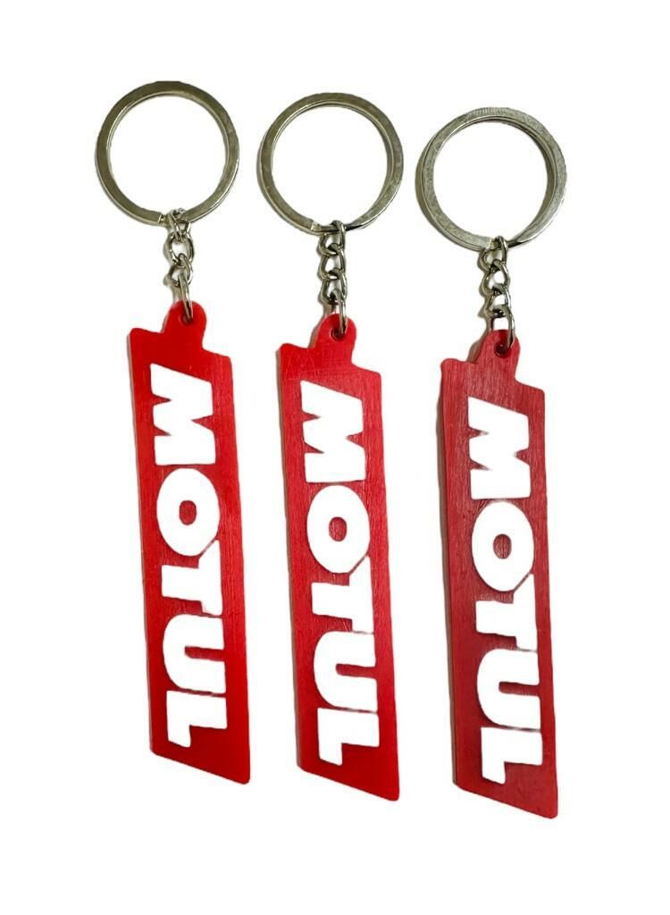 Motul Kırmızı Beyaz 3 Adet Silikon Motosiklet Anahtarlık