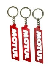 Motul Kırmızı Beyaz 3 Adet Silikon Motosiklet Anahtarlık