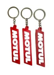 Motul Kırmızı Beyaz 3 Adet Silikon Motosiklet Anahtarlık