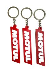 Motul Kırmızı Beyaz 3 Adet Silikon Motosiklet Anahtarlık