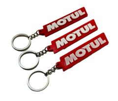 Motul Kırmızı Beyaz 3 Adet Silikon Motosiklet Anahtarlık