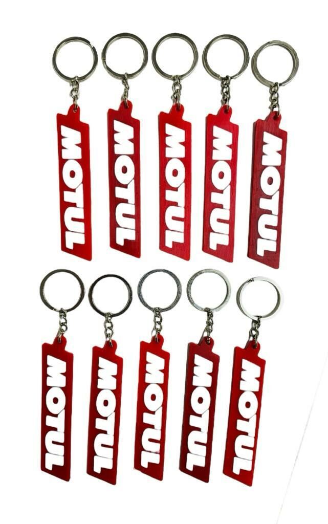 Motul Kırmızı Beyaz 10 Adet Silikon Motosiklet Anahtarlık
