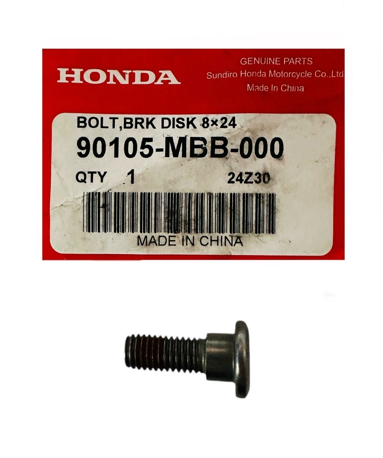Honda Cb 600 F Hornet Ön Fren Disk Cıvatası Orjinal (90105-MBB-000)