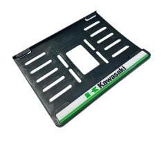 Kawasaki Plastik Kırılmaz Plakalık Siyah 3 (15x24)