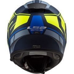 Ls Vector Kripton Mat Mavi-Neon Sari Kask