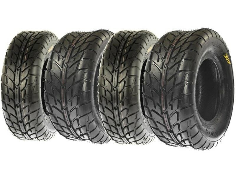 SunF Set 21x7-10 ve 20X10-10 A021 6Kat Yol Atv Lastik Takımı Ön-Arka