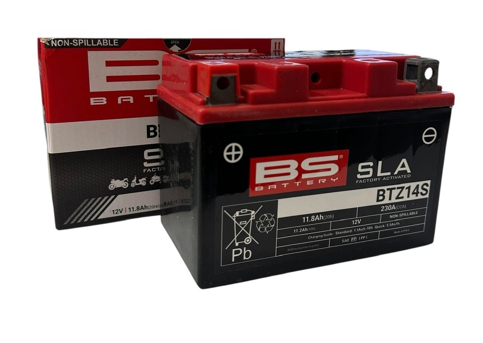 Honda Nc 750 X 2014-2015 Bs Battery Btz14s Sla Motosiklet Aküsü