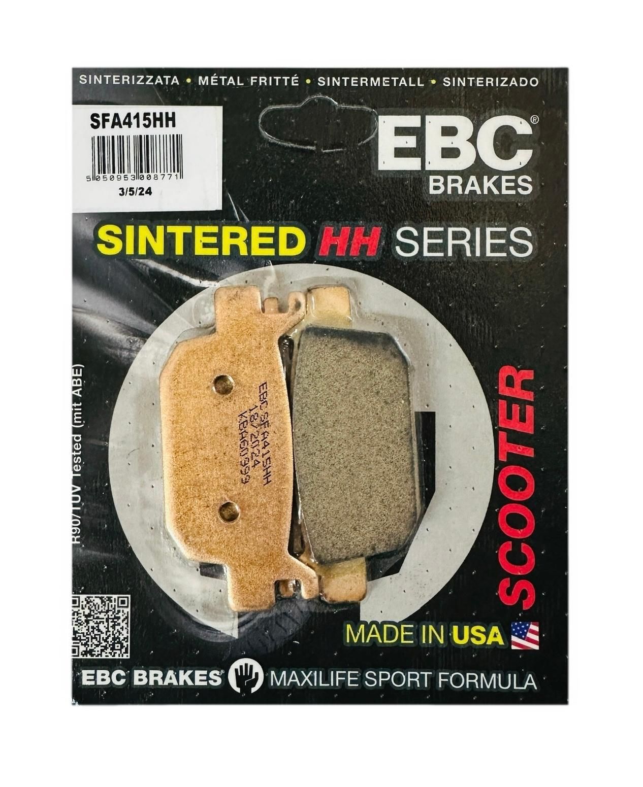 EBC SFA415HH Sinterli Fren Balatası Orjinal