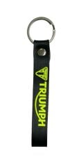 Triumph Uyumlu Siyah Flo Sarı Anahtarlık