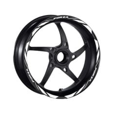 Honda Forza Gri Reflektör Baskılı Jant Şeridi