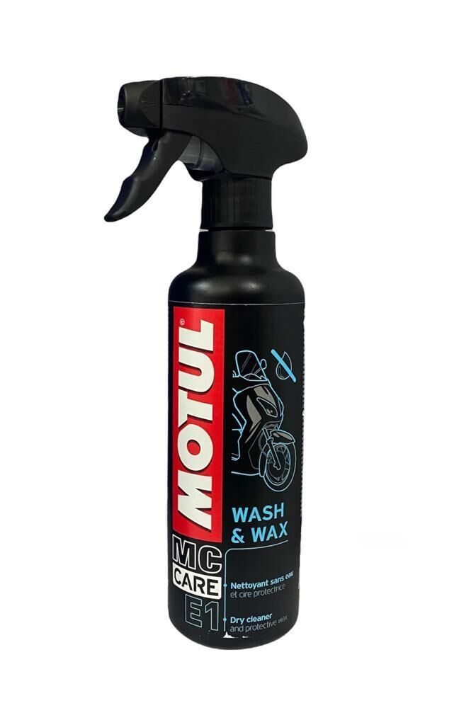 Motul E1 Wash & Wax Susuz Temizleme Cilası 400 Ml