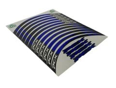 Honda Pcx Mavi Reflektör Baskılı Jant Şeridi