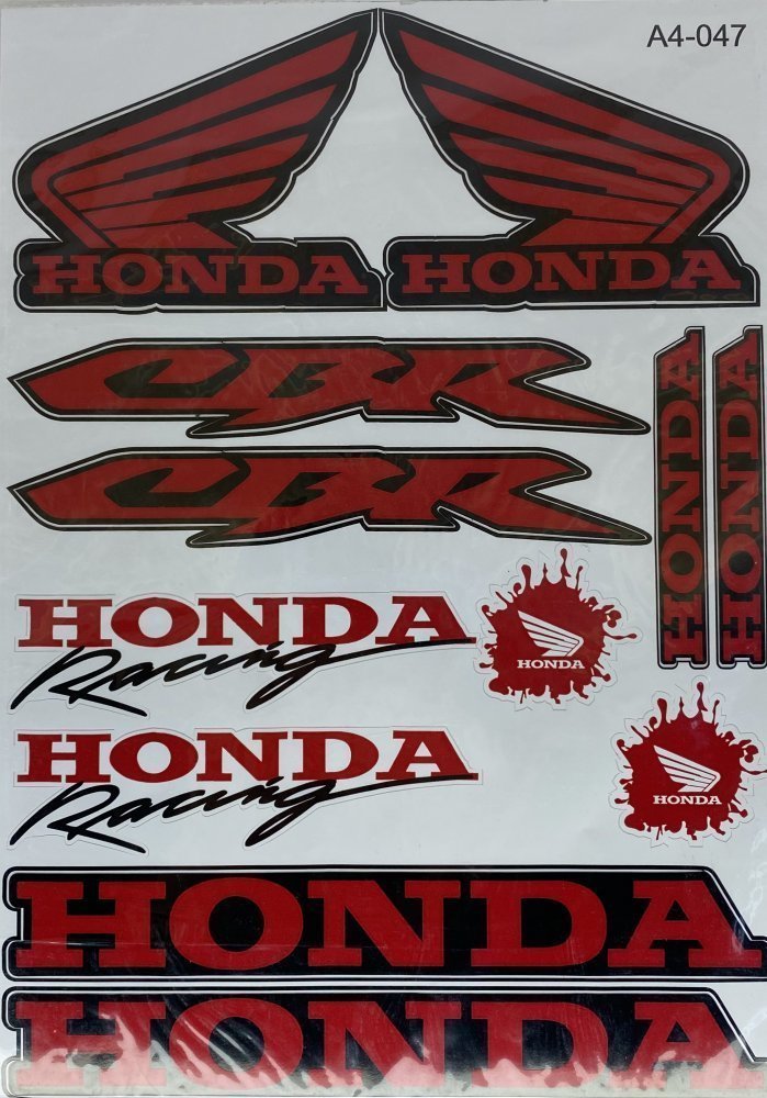 Honda A4 Sticker S-02