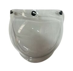 Mts Yarım Kask Kabarcık Retro Vizör Şeffaf