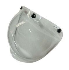 Mts Yarım Kask Kabarcık Retro Vizör Şeffaf