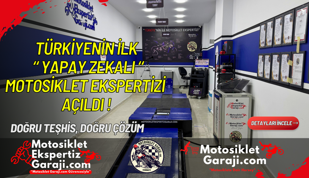 Türkiye’nin İlk Yapay Zekâlı Motosiklet Ekspertizi