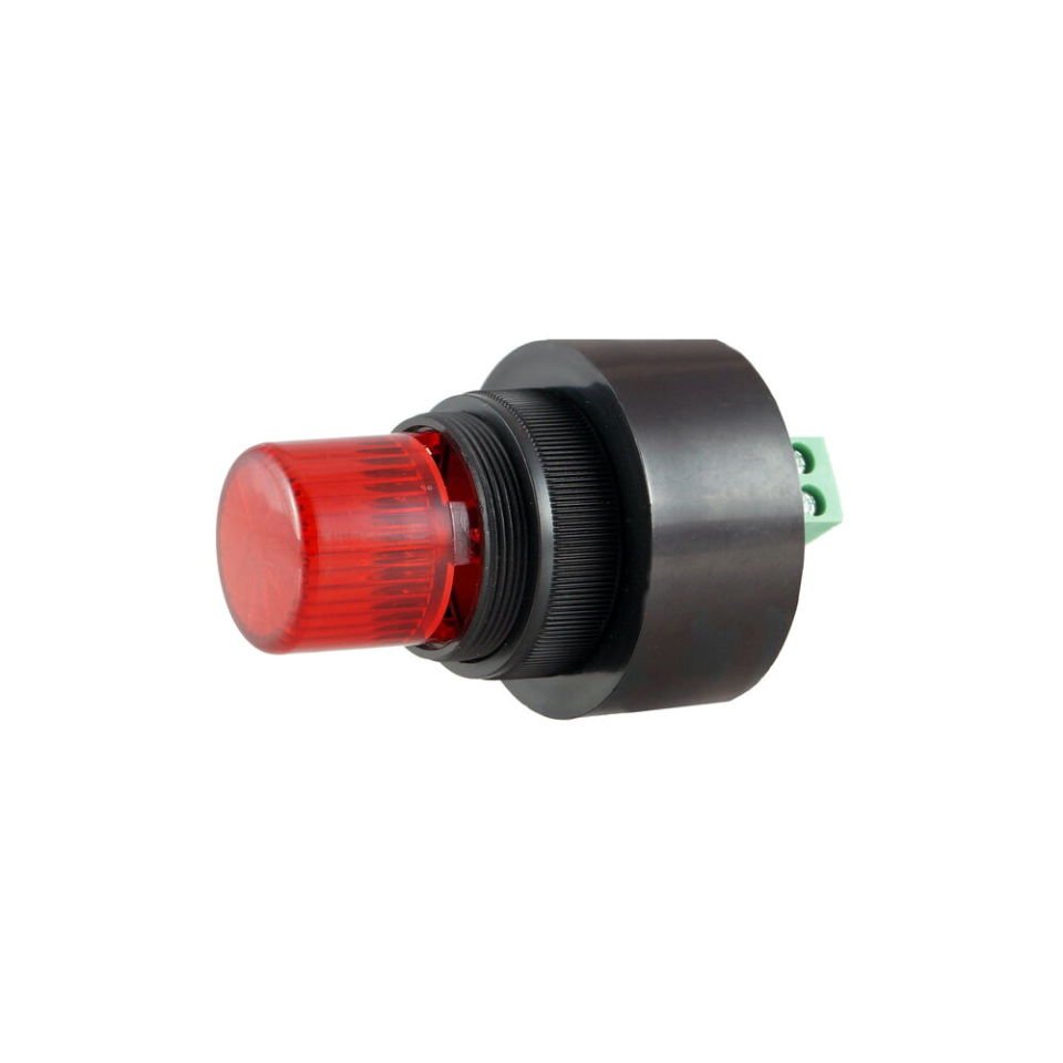 Ø28 PANO MONTAJ LED BUZZER KESİK SES KLEMENS MS 1211.220VAC/DC
