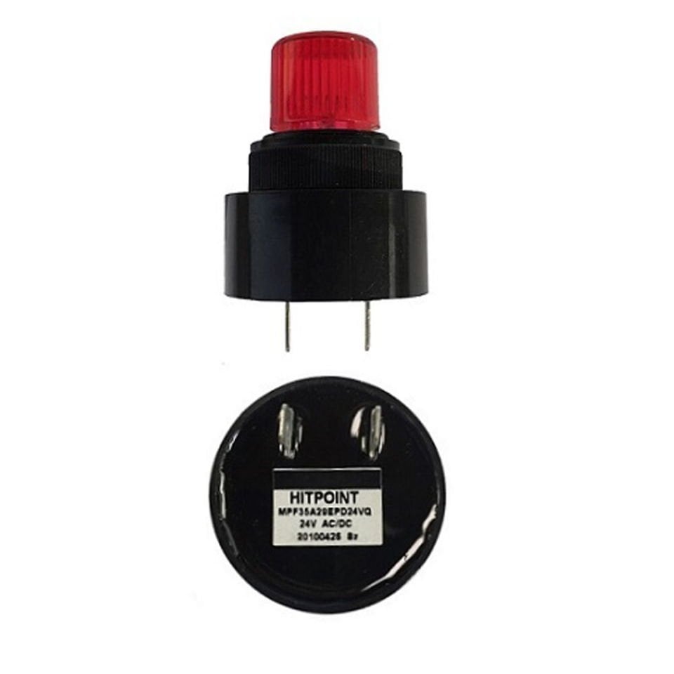 Ø28 PANO MONTAJ LED BUZZER KESİK SES TERMİNAL MS 1217.24VACDC