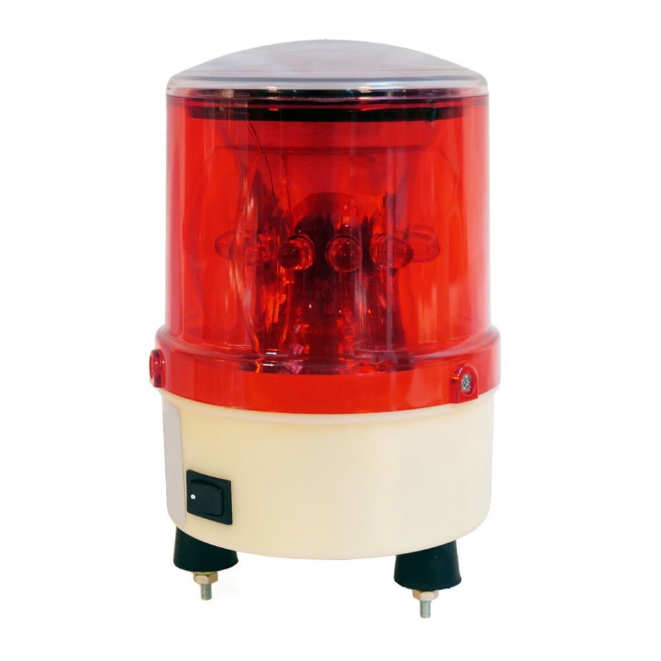SOLAR LED KIRMIZI İKAZ LAMBA MS 150 SOLAR