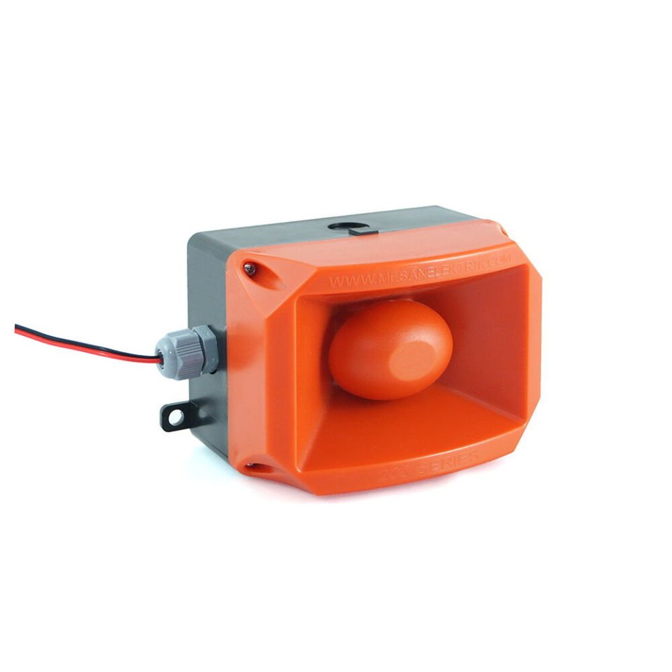 ELEKTRONİK SİREN 43 SES MS 200.12-24VAC/DC