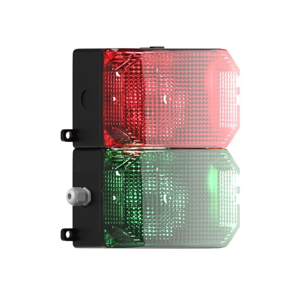 2 KAT KÜP LED MULTİFONKSİYON İKAZ LAMBA MS 218.1.2.110-220VAC