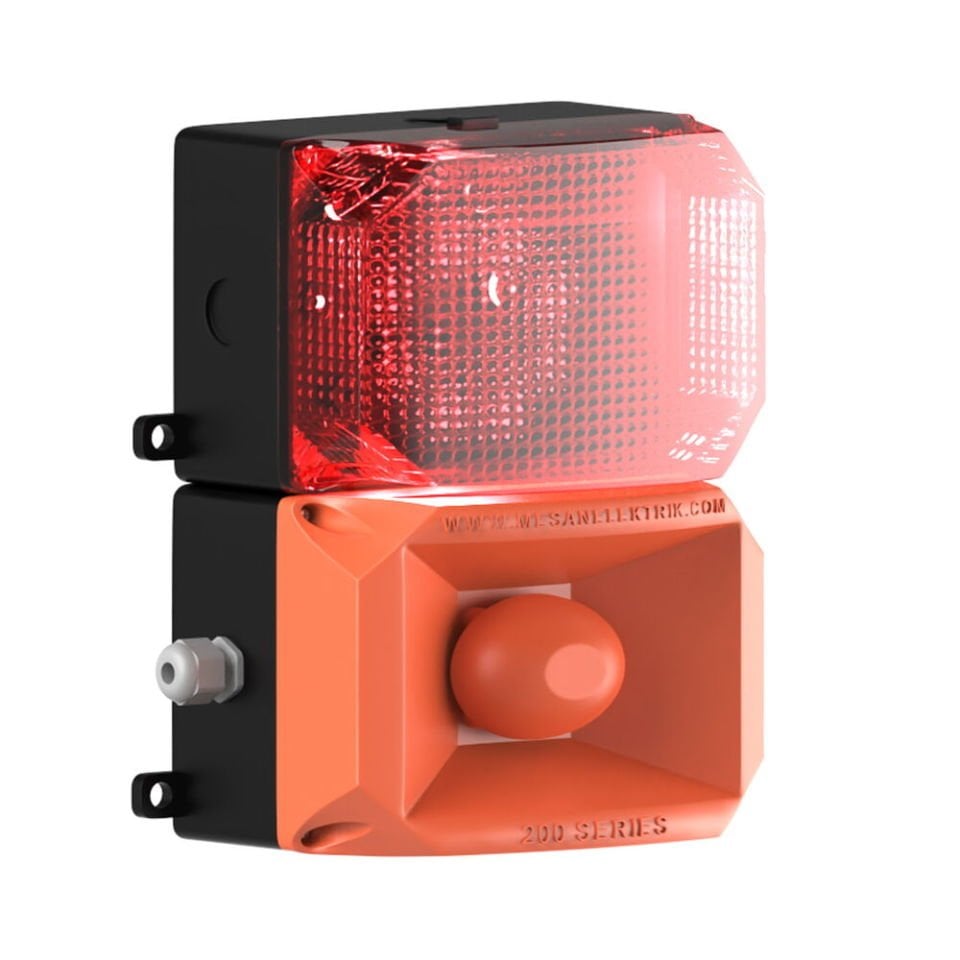 KÜP LED MULTİFONKSİYON 43 SES SİREN MS 222.1.12-24VAC/DC
