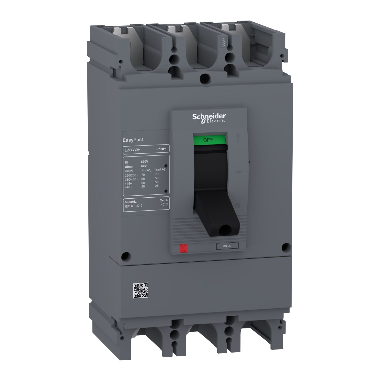 Schneider Electric EZC630H3500N 3x500A 50kA Termik Manyetik Şalter 220/240V