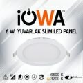 İowa TK-1412 6W Sıva Altı Panel Led Beyaz 6500K