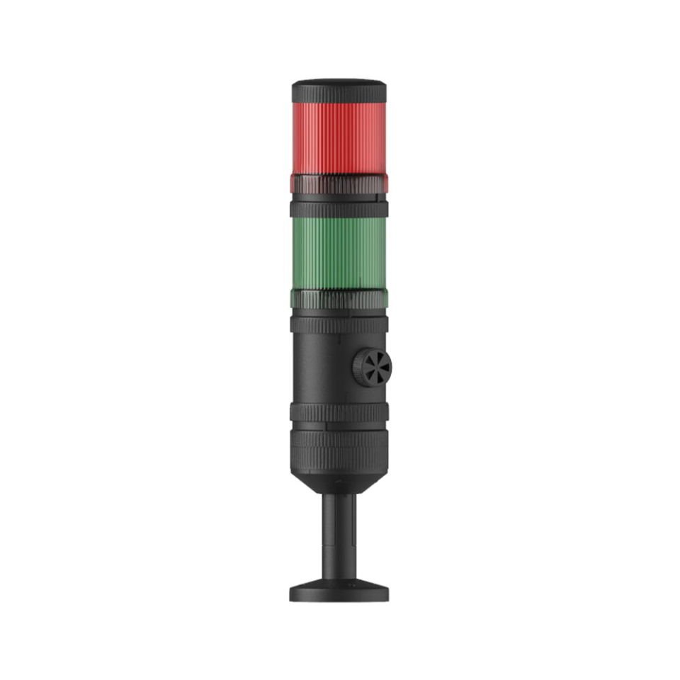 Ø70 2 KAT IŞIKLI KOLON MULTİ LED BUZZER TÜP MONTAJ MS 454.1.2.110-220VAC